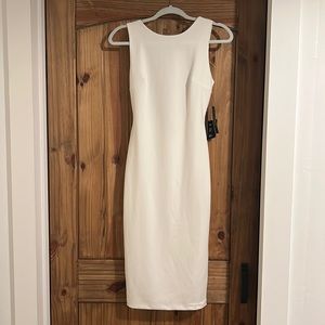 NWT lulus open back midi dress